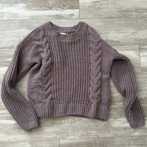 Cropped sweater